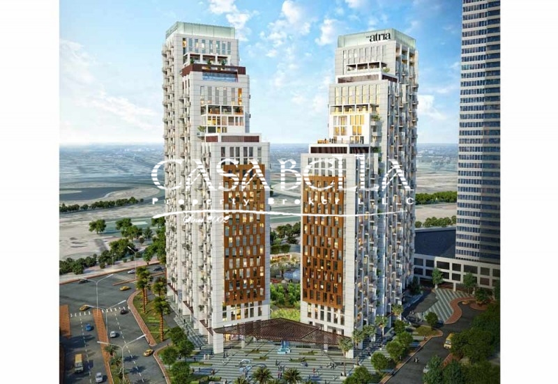 Modern Living-2 Br The Atria 0% Premium-Business Bay Views