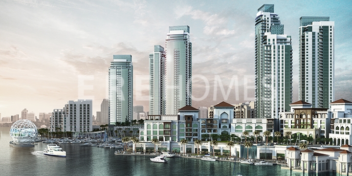 South Tower 1 Dubai Creek Residence Mid To Low Floor 01 Unit 2 Bedroom Er S 7733