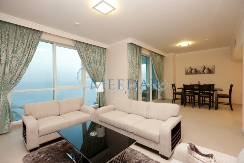 Full Sea View Fully Furnished 2br In Jbr, Al Bateen