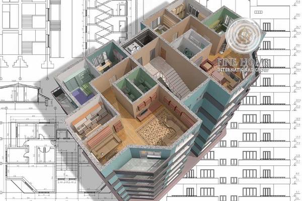 Apartment In Gate Towers_ Al Reem Island (Re_529 )