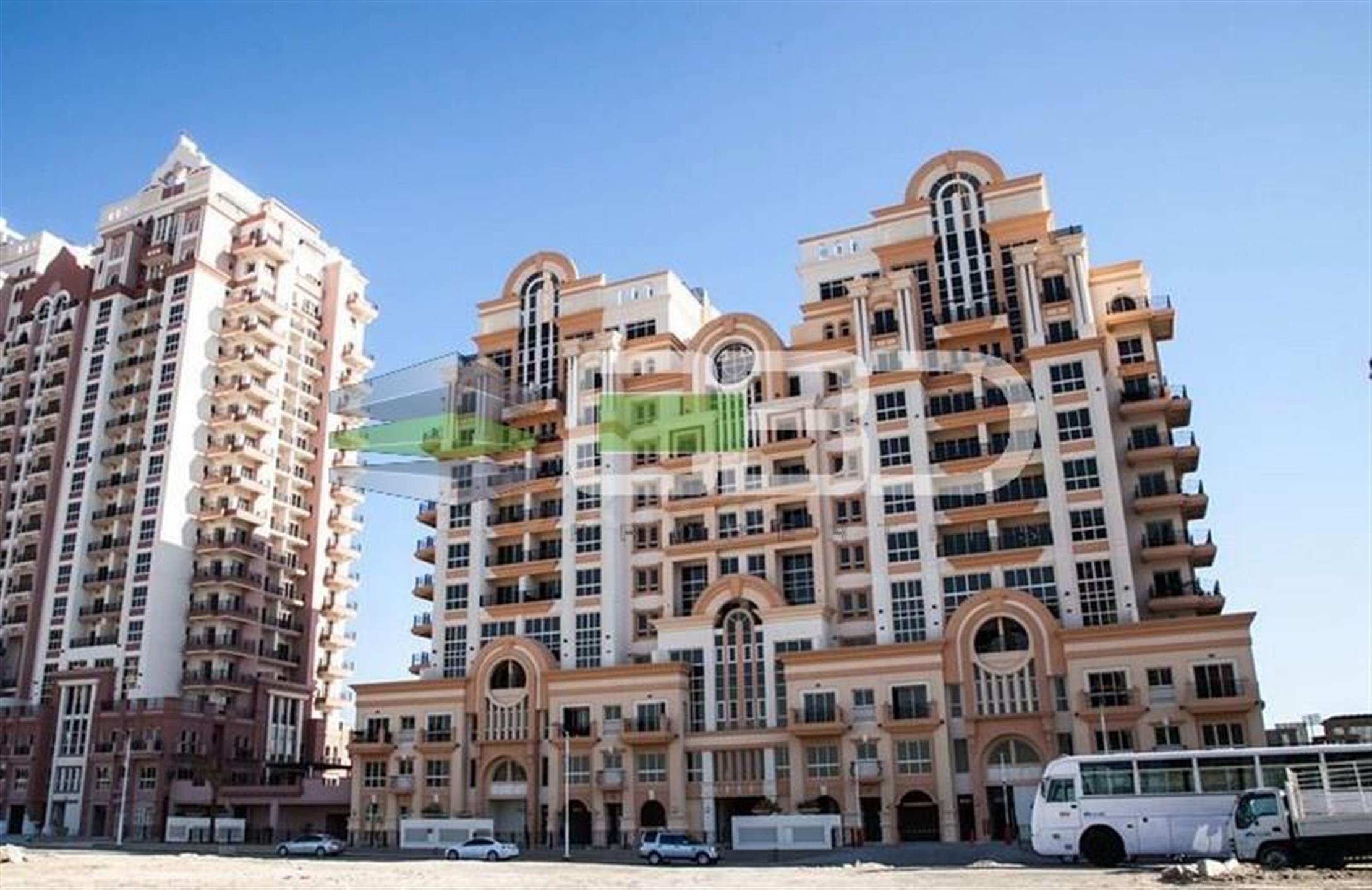 Corner One Bedroom Apartment For Rent In Venetian Tower Dubai Sports City