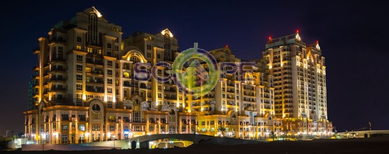 Dubai Sport City Canal Residence West Venetain Building 2 Bedroom + Laundry Room Brand New Apartment With Canal View For Sale 