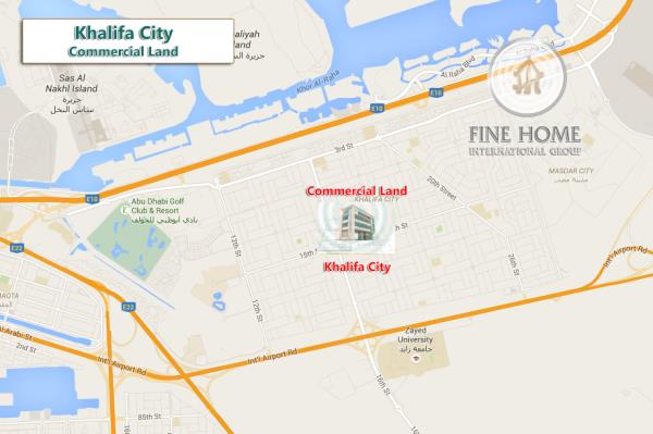 Commercial Land In Khalifa City (L_1205)