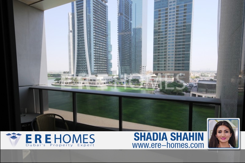 Two Bed, Spacious, Fully Furnished, Lake View, Chiller Free, Near Metro, Available Oct 7th