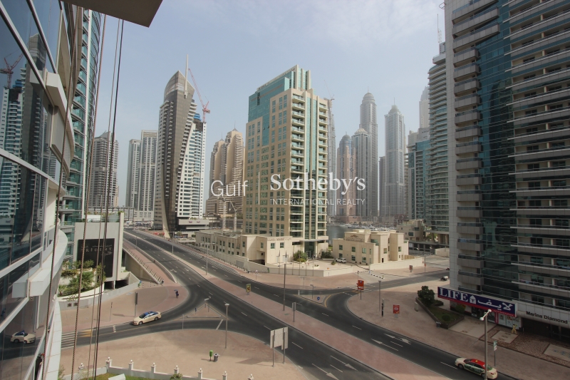 Two Balconies, Marina View, Unfurnished 