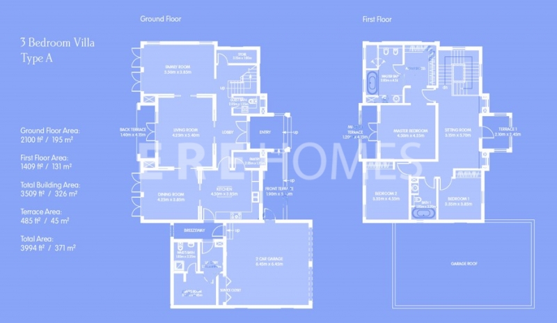 Superb 3 Bed Dubai Style Villa, Al Furjan, Dubai Er R 14622