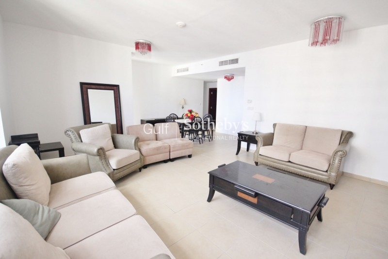 Furnished 2 Bedroom with stunning Marina views