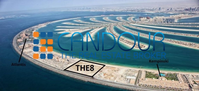 Spacious 1 Bedroom in The 8 Palm Jumeirah - Full Sea View