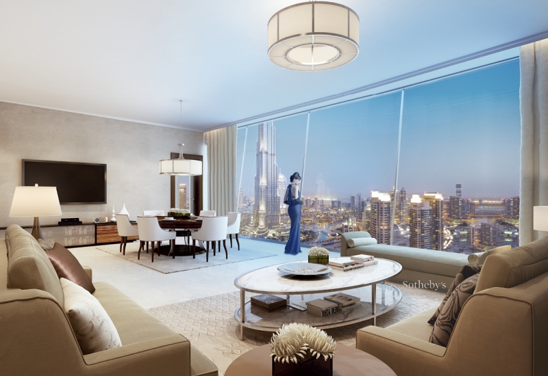 29 Boulevard Tower 2-Full Burj Khalifa View