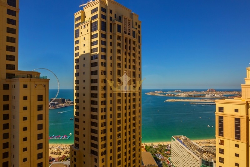 Partial Sea View 3br Apartment In Rimal 1, Jbr