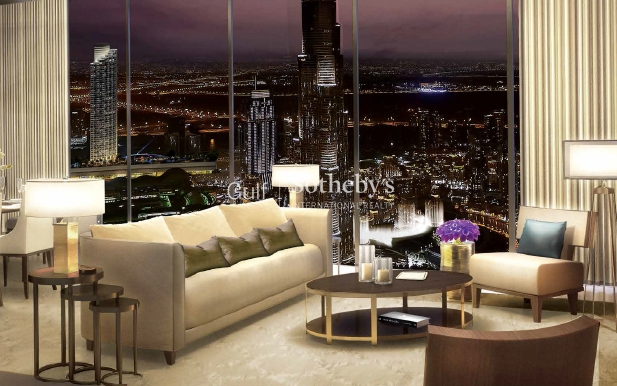 Burj Khalifa Facing High Floor Tower 2