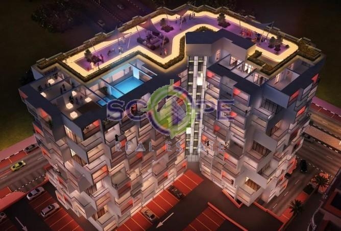  1bed, que point with balcony,dubailand