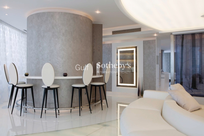 High Floor Sea View 1br In Elite Residence